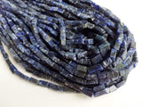 5x10 mm Natural Blue Sodalite Bricks, Dark Blue Beads, Sodalite For Necklace