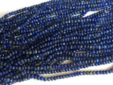 3-3.5mm Lapis Lazuli Faceted Rondelles Bead Blue Lapis Lazuli Tiny Bead 13 Inch