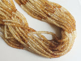 4-4.5mm Citrine Shaded Faceted Rondelle Bead, Citrine Gem Stone Faceted Rondelle