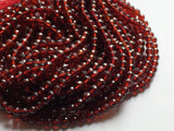 5.5-6mm Garnet Faceted Balls, Garnet Faceted Round Beads, Garnet Faceted Beads