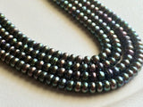 5.5mm Rainbow Peacock Blue Color Pearls Natural Fresh Water Corn Pearls Natural