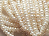 4mm Ivory Colored Pearls, Natural Fresh Water Corn Pearls, Natural Pearls, Ivory