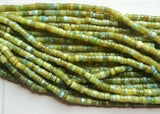 6-7mm Green Opal Pain Spacer Bead, Green Opal Plain Tyre Bead, Green Opal Plain