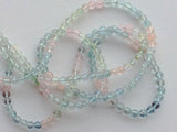 5.5 mm Aquamarine Plain Round Beads, Natural Multi Aquamarine Plain Balls