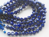 8-9 mm Lapis Lazuli Faceted Trillion, Lapis Lazuli Trillion Cut Bead, Pyramid