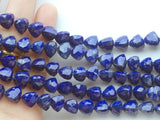 8-9 mm Lapis Lazuli Faceted Trillion, Lapis Lazuli Trillion Cut Bead, Pyramid