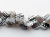 13-14mm Boulder Opal Faceted Heart Beads, Boulder Opal Faceted Heart Briolette