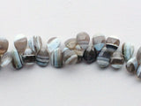 12x8mm-14x10mm Boulder Opal Faceted Pear Beads, Boulder Opal Faceted Briolette