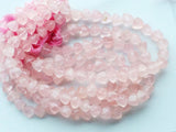 7-8 mm Rose Quartz Faceted Trillion Bead, Rose Quartz Trillion Bead, Rose Quartz