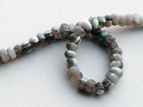 7.5mm Boulder Opal Faceted Beads, Boulder Opal Faceted Rondelle Beads, Boulder