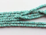 6 mm Natural Amazonite Square Heishi Beads, Amazonite For Necklace, Sea Blue