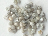 2-2.5mm Sparkling Raw Grey Rough Diamond,For Jewelry (1ct To 100 Ct Options)