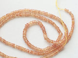 2-3 mm Yellow Sapphire Faceted Rondelle Beads, Natural Yellow Sapphire Beads