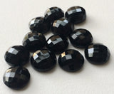 8mm Black Onyx Cabochon, Black Onyx Gems, Onyx RoseCut Gemstones, Black Onyx