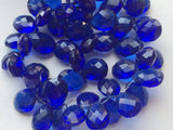 7x10 mm Each Cobalt Blue Mystic Quartz, Hydro Cobalt Blue Faceted Pear Beads