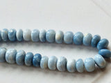 8mm Opal, Blue Opal Bead, Blue Opal Plain Rondelle Bead, Blue Opal For Necklace