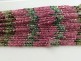 4 mm Multi Tourmaline Plain Rondelle Beads, Natural Multi Tourmaline Plain Beads