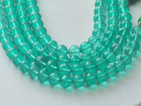 7-8mm Emerald Green Color Coated Crystal Quartz Facet Round Balls Green Crystal