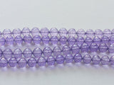 7.5mm Purple Crystal Quartz, Coated Crystal Bead, Micro Faceted Round Beads