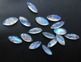 14-21mm Rainbow Moonstone Plain Marquise Cabochons, Moonstone Marquise