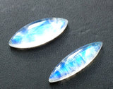 14-21mm Rainbow Moonstone Plain Marquise Cabochons, Moonstone Marquise