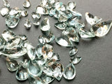 4x6mm To 5x8mm Aquamarine Pear Cut Stone, Aqua Pear Faceted Gemstones