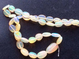 4x5mm To 7x10mm Ethiopian Welo Opal, Ethiopian Welo Opal Plain Oval Beads, Fire