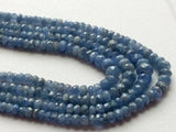 2.5mm - 4.5mm Blue Sapphire Faceted Rondelles, Bead, Sapphire Rondelle, Sapphire