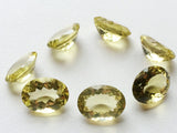 9x7mm Lemon Quartz Oval Cut Stone Lot, Calibrated Lemon Quartz, AAA Quality