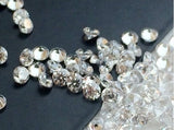 3.5mm Cubic Zirconia, Loose Round Brilliant Cut Faceted Clear Diamond Cut CZ