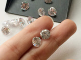 5mm Cubic Zirconia, Loose Round Zircons, Faceted Zirconia, Sparkling Clear