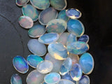 3x5mm-5x7mm Ethiopian Welo Opal Oval Cut Stones, Fire Opal Faceted Stones