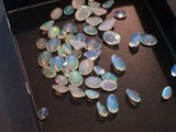 3x5mm-5x7mm Ethiopian Welo Opal Oval Cut Stones, Fire Opal Faceted Stones