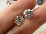 6mm Cubic Zirconia, Loose Brilliant Cut Round Zircon, Faceted Clear CZ Diamonds