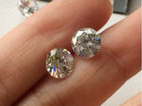 9mm Cubic Zirconia, Loose Round Zircon, Faceted Zirconia, Sparkling Clear