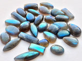 13-25mm Labradorite Plain Cabochons, Labradorite Flat Back Mix Cabochon