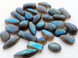 13-25mm Labradorite Plain Cabochons, Labradorite Flat Back Mix Cabochon