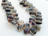 9x13mm , Fluorite Bead, Rare Fluorite Plain Pear Briolettes, Fluorite Plain Pear