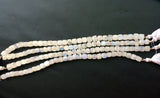 5-6 mm Rainbow Moonstone Faceted Box Beads, Moonstone Cubes Beads For Jewelry