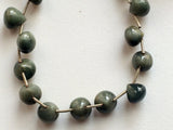 9-10 mm Cats Eye Plain Onion Beads, Green Cats Eye Beads Plain Onion Beads