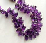 12 mm-16 mm Purple Amethyst Faceted Marquise Beads, Amethyst Marquise Shape Bead