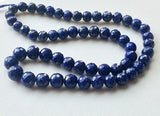 6mm Lapis Lazuli Beads Faceted Balls, Lapis Micro Faceted Round Beads, 20 Pieces