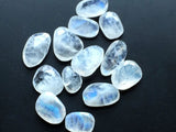 11-13mm Rainbow Moonstone Cabochons, Rainbow Moonstone Rose Cut, Loose Moonstone