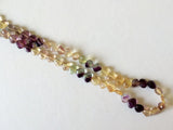 7.5 mm-11.5 mm Multi Fluorite Beads, Fluorite Plain Heart Briolettes