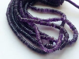 5-6 mm Amethyst Beads, Amethyst Spacer Beads, Amethyst Tyre Beads, Purple Beads