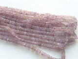 4.5-5 mm Pink Amethyst Bead, Pink Amethyst Spacer Bead, Pink Amethyst Tyre Bead