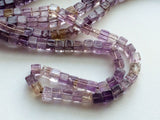 6.5mm-7.5mm Ametrine Plain Box Bead, Ametrine Plain Cubes For Jewelry, Ametrine