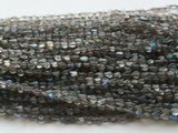 7 mm , Labradorite Plain Pear Straight Drill Beads, 13 Inch Labradorite Plain