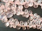 7x11 mm-8x13 mm Rose Quartz Beads Faceted Pear Beads, Rose Quartz Briolettes