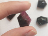 14.5-18mm Tourmaline Cabochon, Tourmaline Fancy Shape Flat Back Cabochon